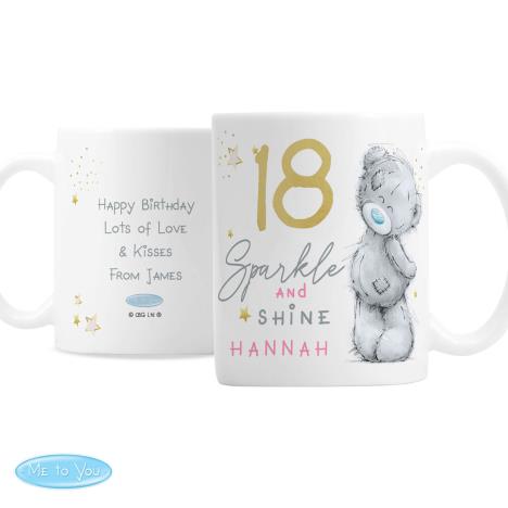 Personalised Me To You Sparkle & Shine Birthday Mug £10.99